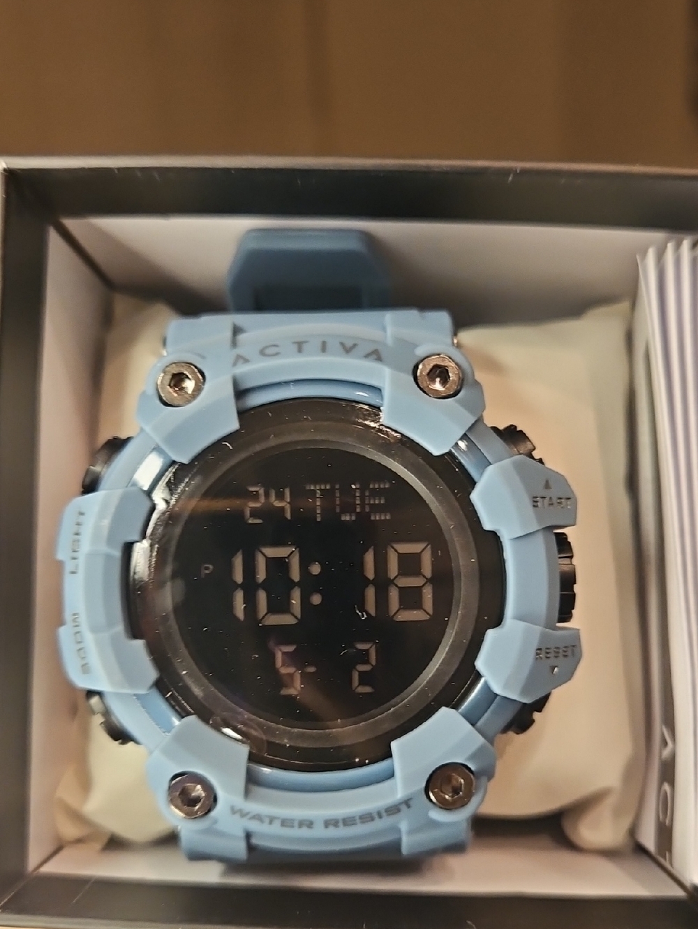 Light Blue Digital Sport Watch - ACTIVA